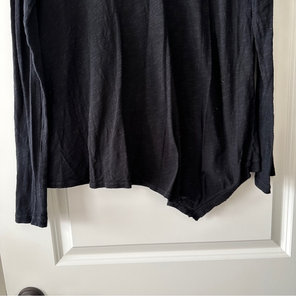 Free People Black Long Sleeve T-Shirt | Size: Large - Picture 7 of 7
